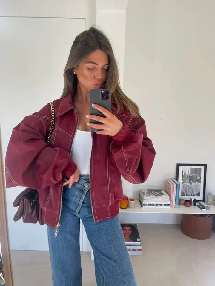 Orla™-Oversized Contrast Jacket